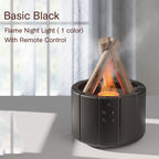 Flame Aroma Diffuser & LED Humidifier